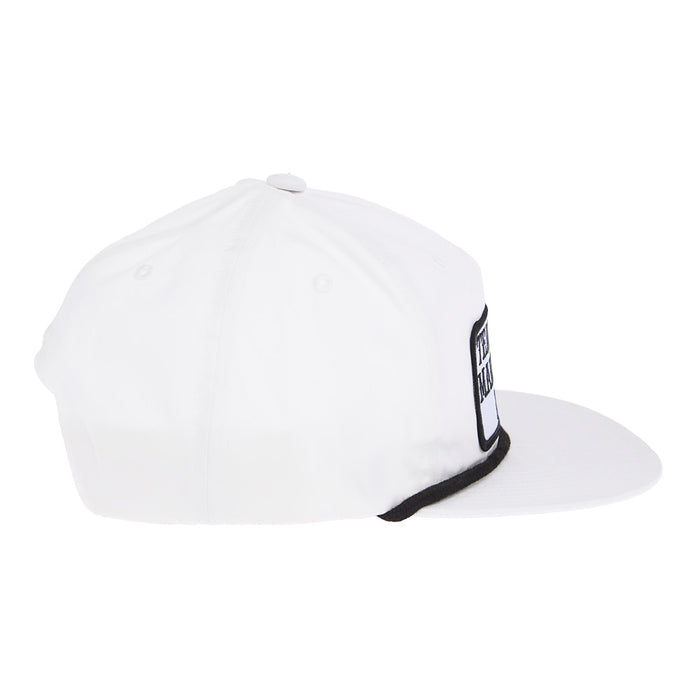 Cactus Alley Hat Co Team Ropers White & Black Cap