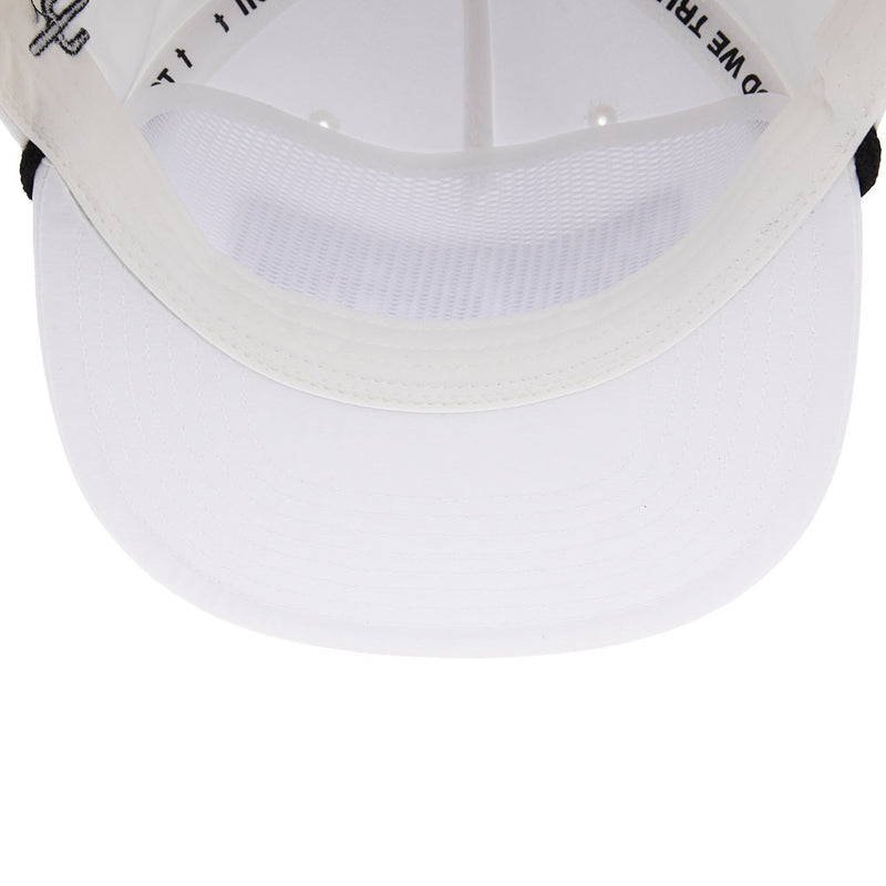 Cactus Alley Hat Co Team Ropers White & Black Cap