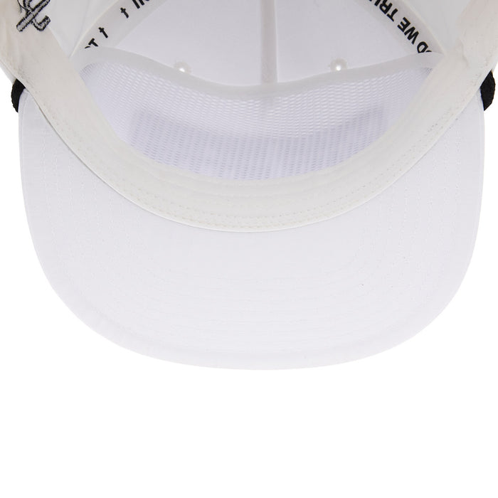 Cactus Alley Hat Co Team Ropers White & Black Cap