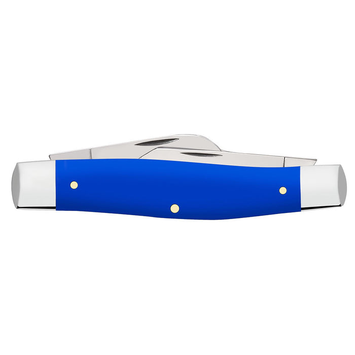 Case Royal Blue Synthetic Smooth Large Stockman