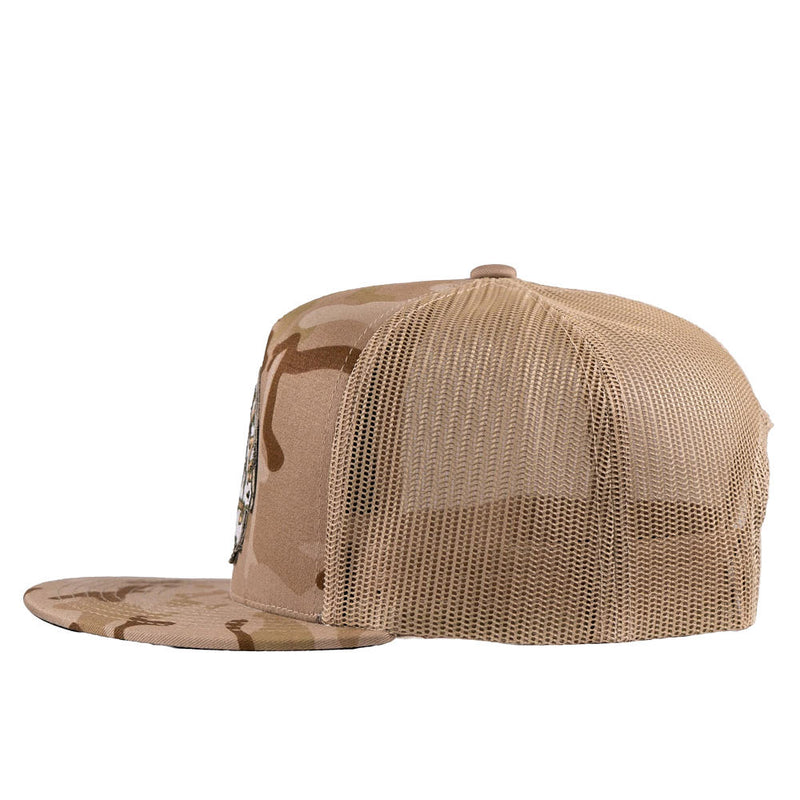 Lazy J Ranch Wear Camo Olive Arrowhead Classic Trucker Cap