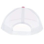Mcintire Saddlery White and Heather Pink Chunk Cap