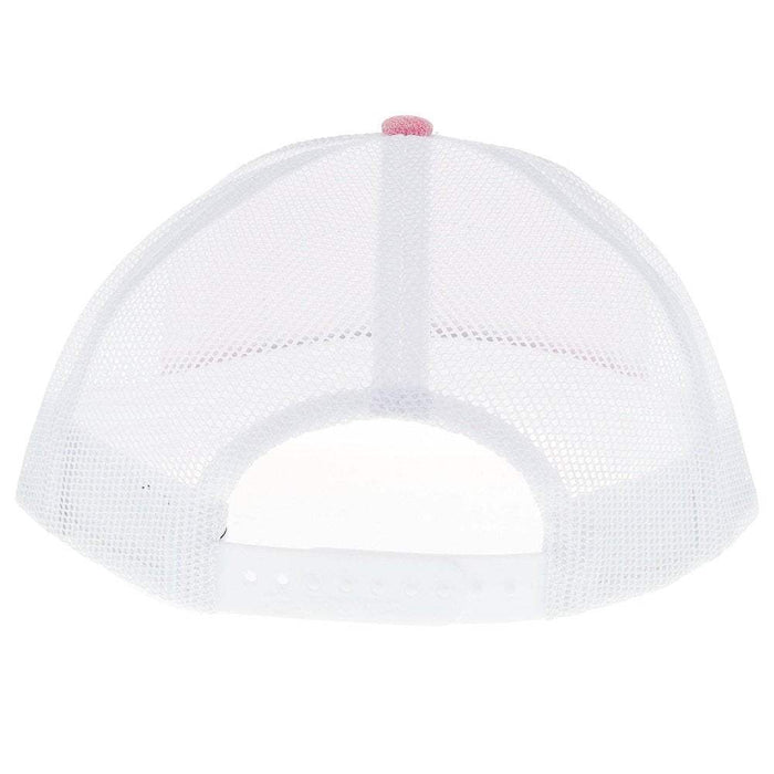Mcintire Saddlery White and Heather Pink Chunk Cap