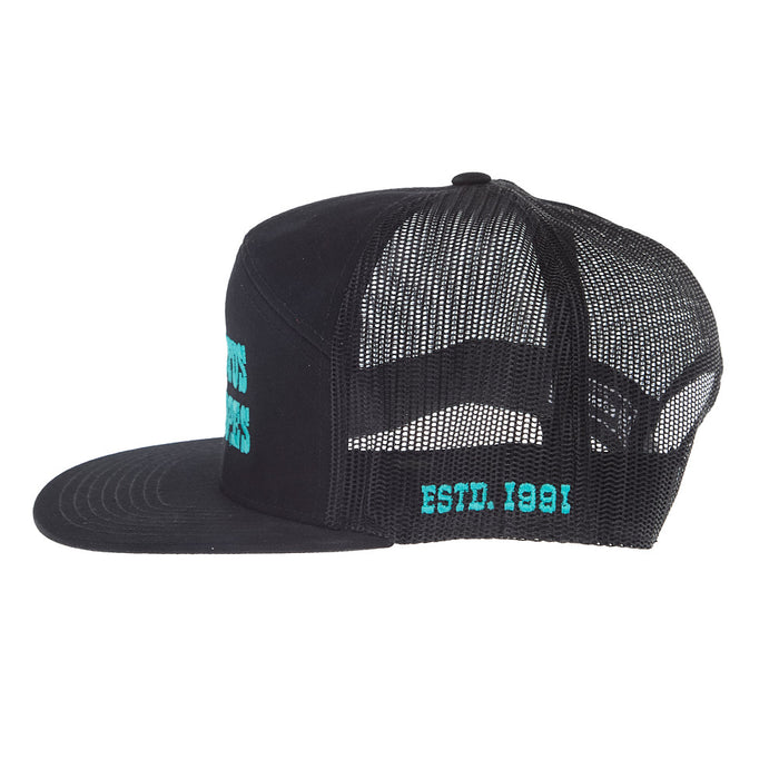 Cactus Gear Black OG Logo Mesh Back Cap