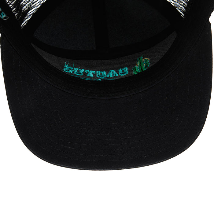 Cactus Gear Black OG Logo Mesh Back Cap
