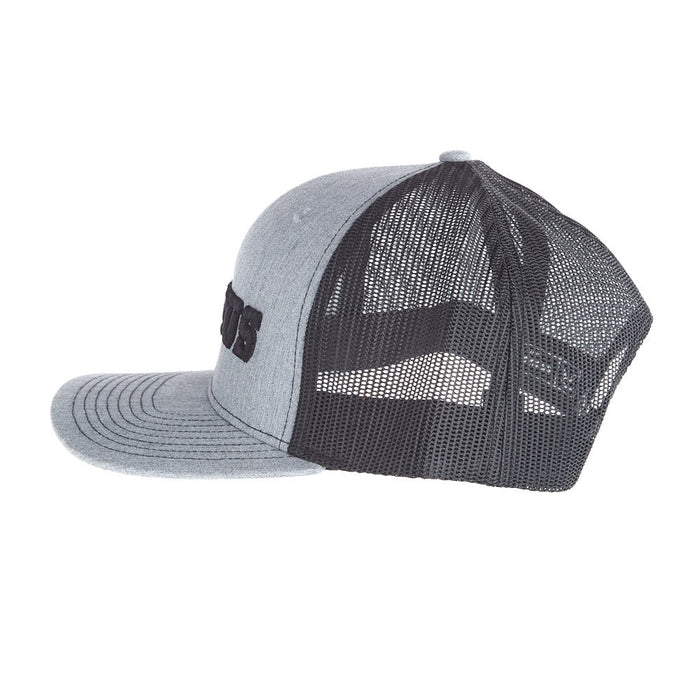 Cactus Gear Heather Grey and Black 3D Logo Mesh Back Cap