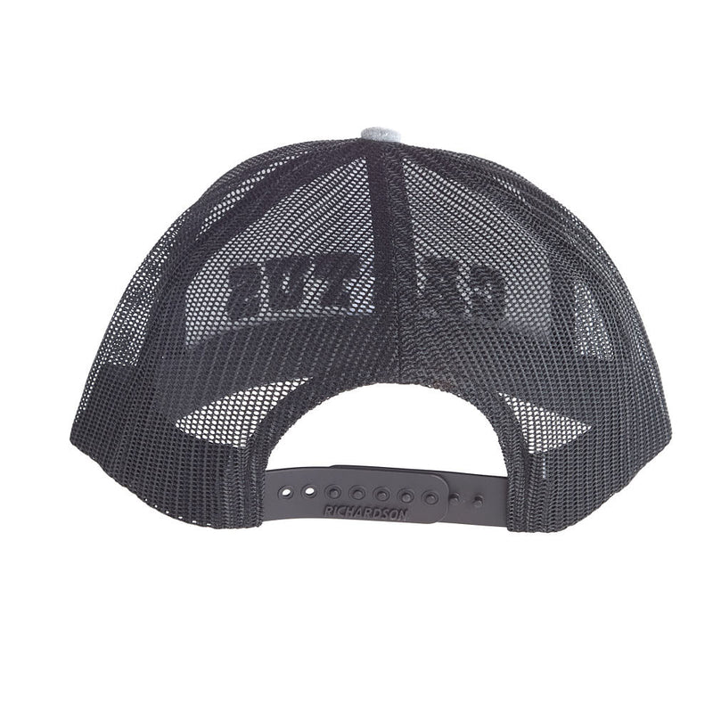 Cactus Gear Heather Grey and Black 3D Logo Mesh Back Cap