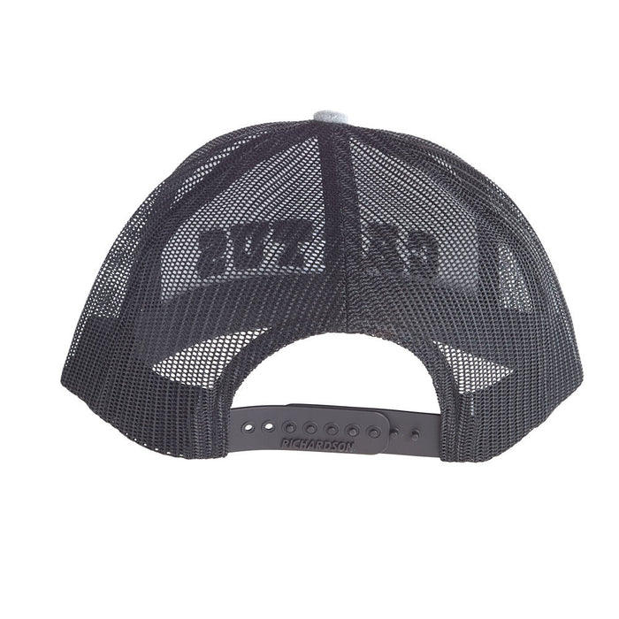 Cactus Gear Heather Grey and Black 3D Logo Mesh Back Cap