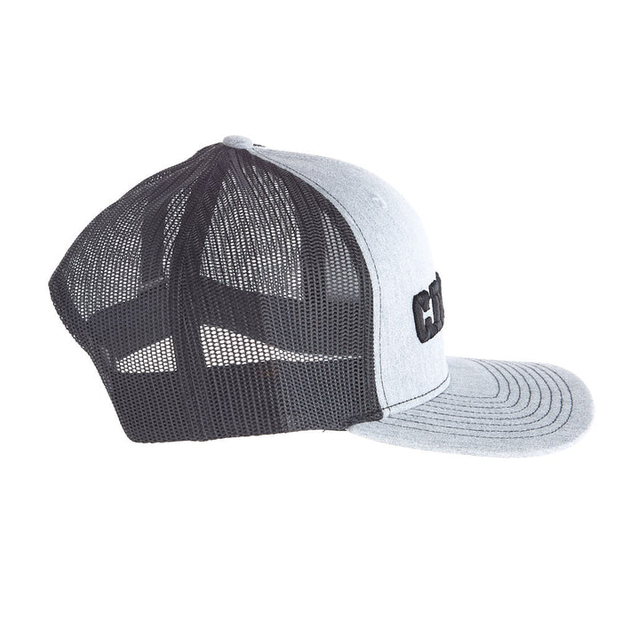 Cactus Gear Heather Grey and Black 3D Logo Mesh Back Cap