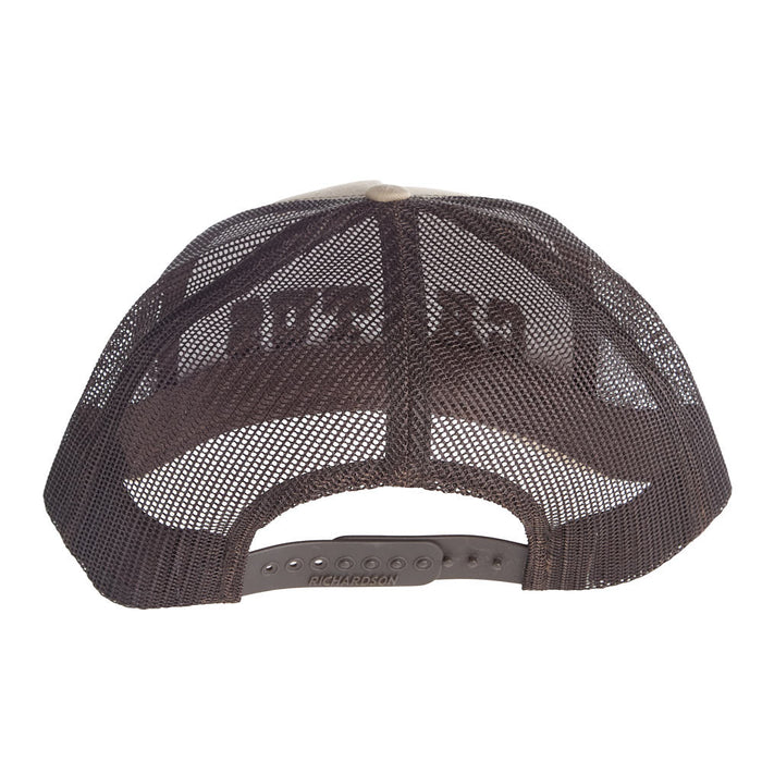 Cactus Gear Khaki and Coffee 3D Logo Mesh Back Cap