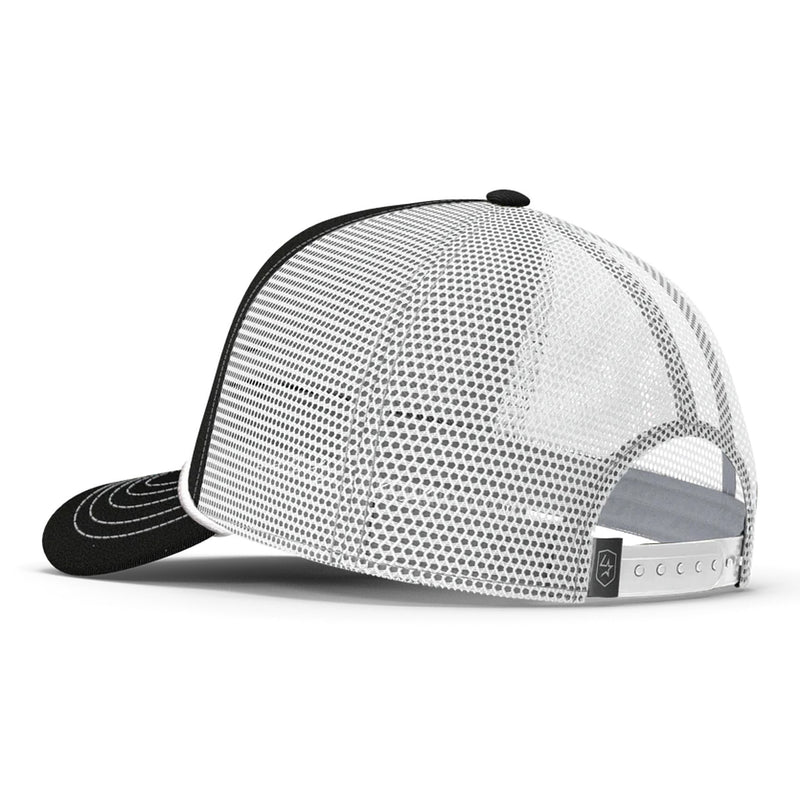 Lone Star Ropes Black and White Script Logo Cap