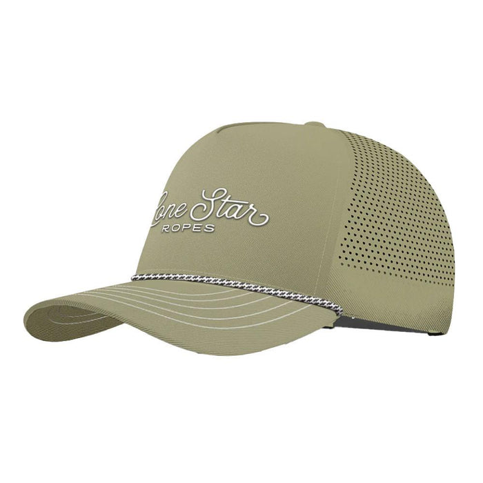 Lone Star Ropes Sand and White Script Logo Cap