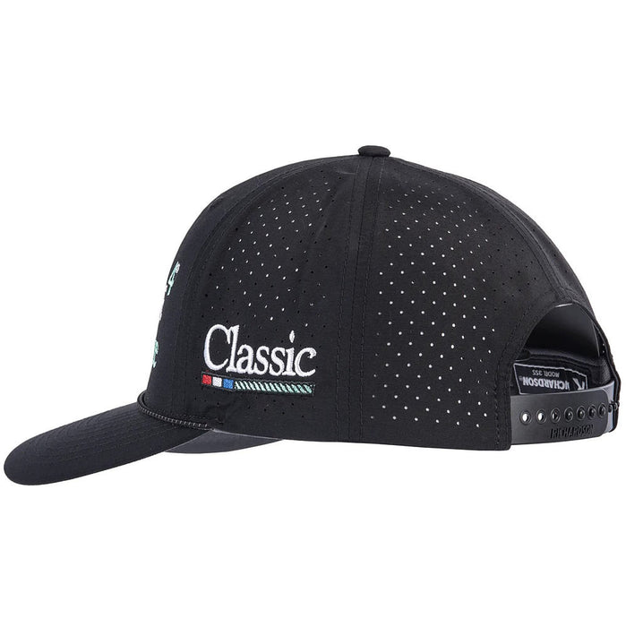 Classic White and Black Powerline Lite Embroidered Cap