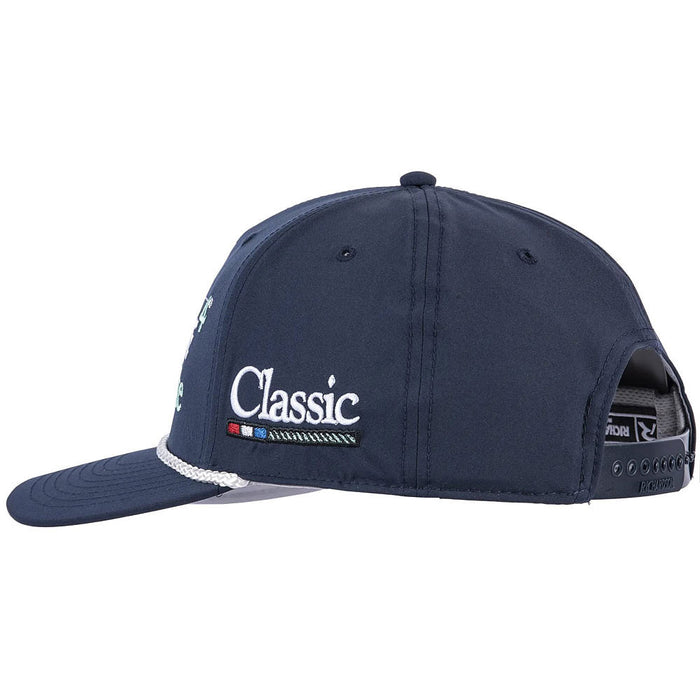 Classic Navy and Grey-Blue Powerline Lite Embroidered Cap