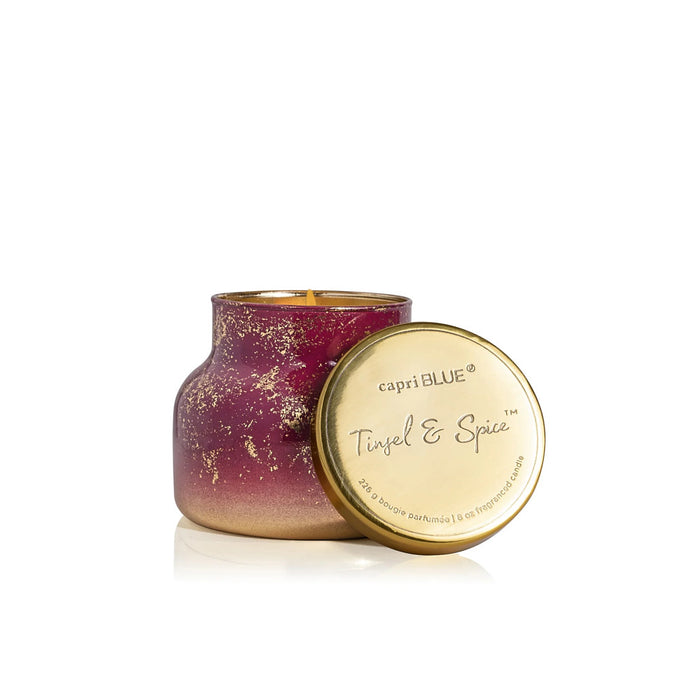 Capri Blue Tinsel and Spice Glimmer Petite Jar Candle