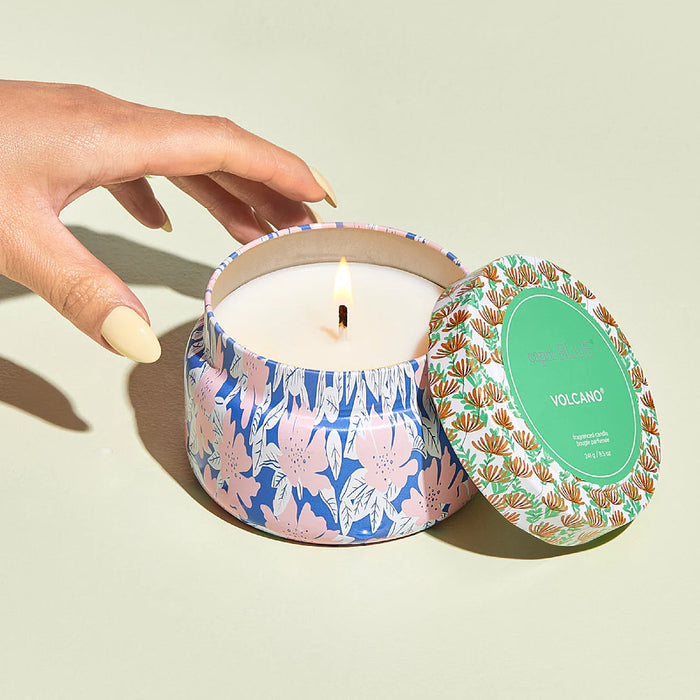 Capri Blue Volcano Pattern Play Printed Travel Tin Candle