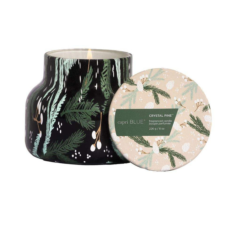 Capri Blue Pattern Play Crystal Pine 8oz Candle