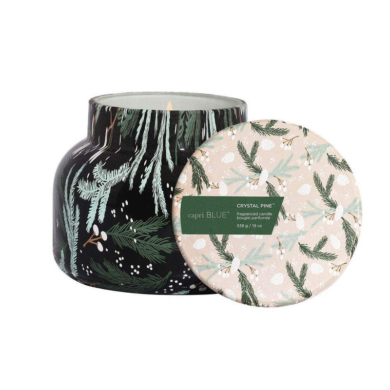 Capri Blue Pattern Play Crystal Pine 19oz Candle