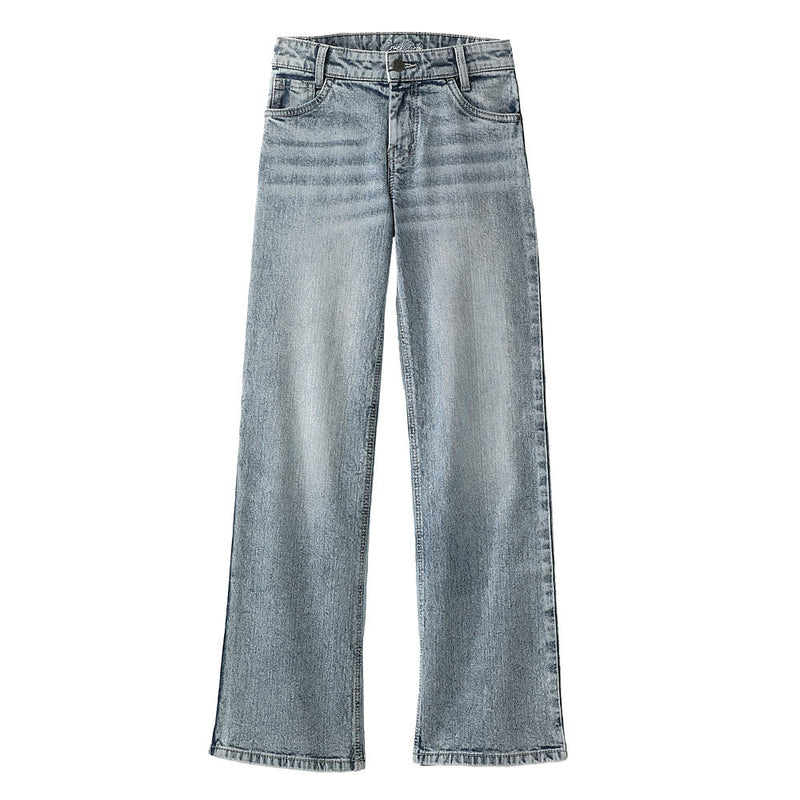 Cruel Denim Girl's Stonewash Wide Leg Jean