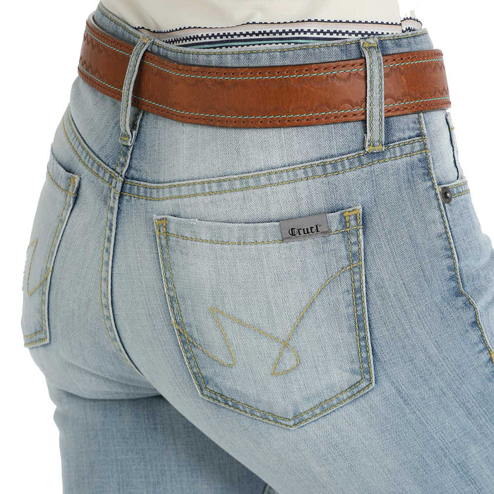 Cruel Denim Womens Hannah Light Wash Crop Jeans