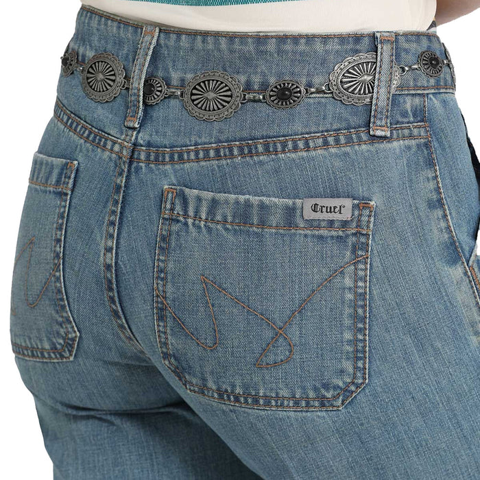 Cruel Denim Women's Distressed Hannah Crop