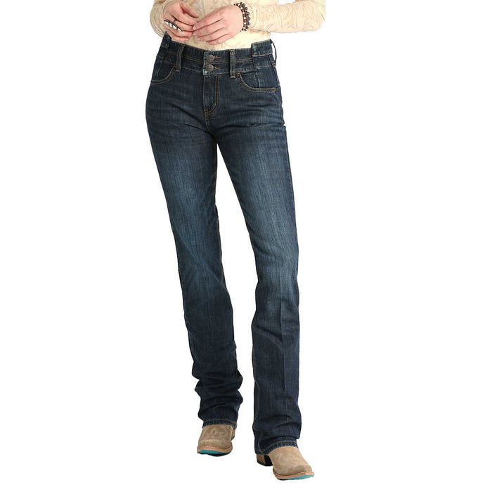 Cruel Denim Women's Hannah Dark Stonewash Jeans