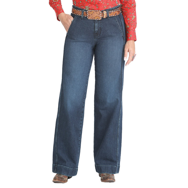 Cruel Denim Women's Wide Leg Dark Jeans