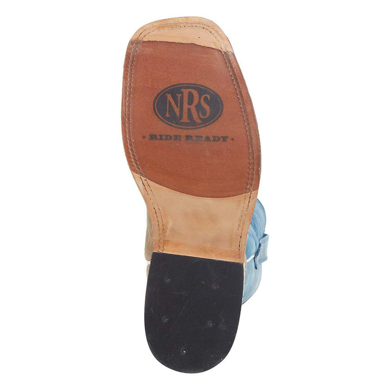 Olathe Boot Company Men's Mesquite Beeswax Reverse Roughout Cowboy Boot