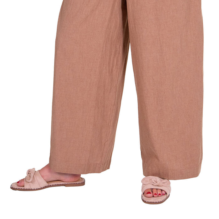 Cruel Denim Women's Brown Woven Jumpsuit