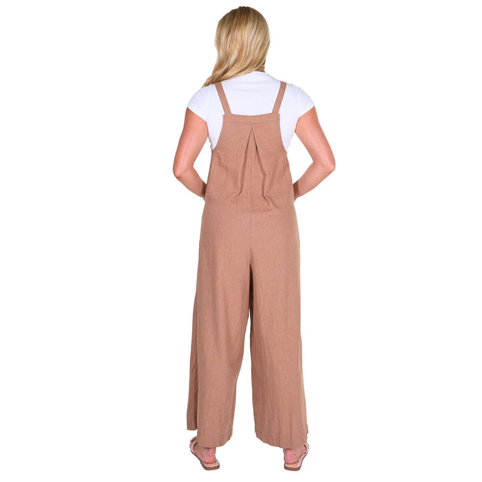 Cruel Denim Women's Brown Woven Jumpsuit