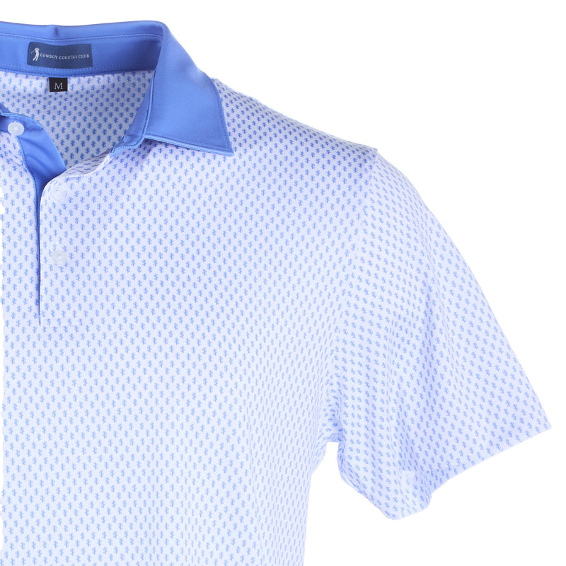 Cowboy Country Club Llc Club Cactus Print Polo