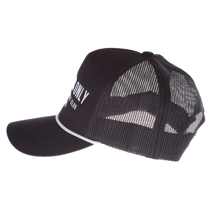 Cowboy Country Club Llc Black Cowboy Trucker Cap