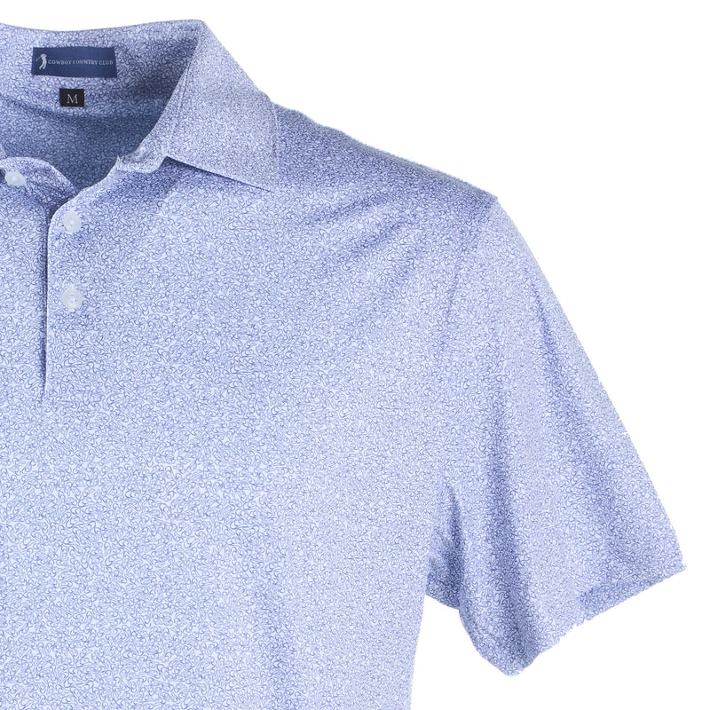 Cowboy Country Club Llc Cowboy Hat Print Polo