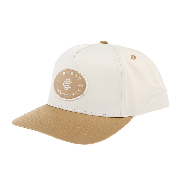 Cowboy Country Club Llc Two Tone Brown Patch Cap