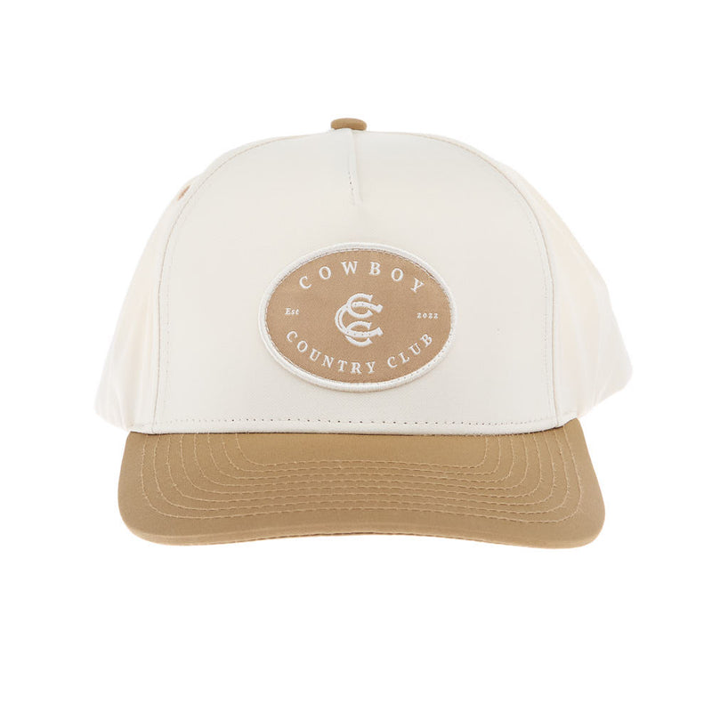 Cowboy Country Club Llc Two Tone Brown Patch Cap