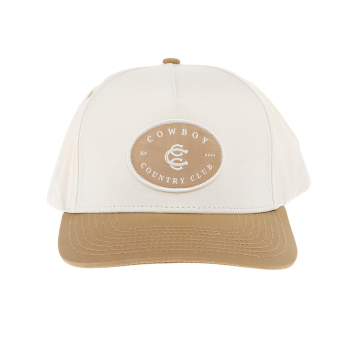 Cowboy Country Club Llc Two Tone Brown Patch Cap