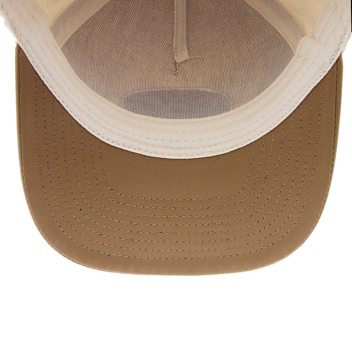 Cowboy Country Club Llc Two Tone Brown Patch Cap