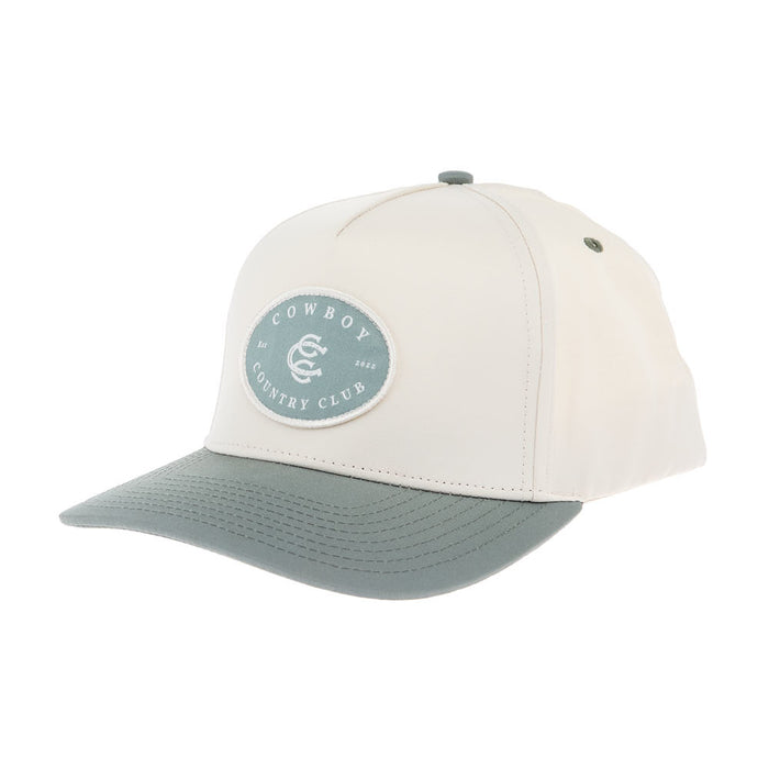 Cowboy Country Club Llc Two Tone Green Patch Cap