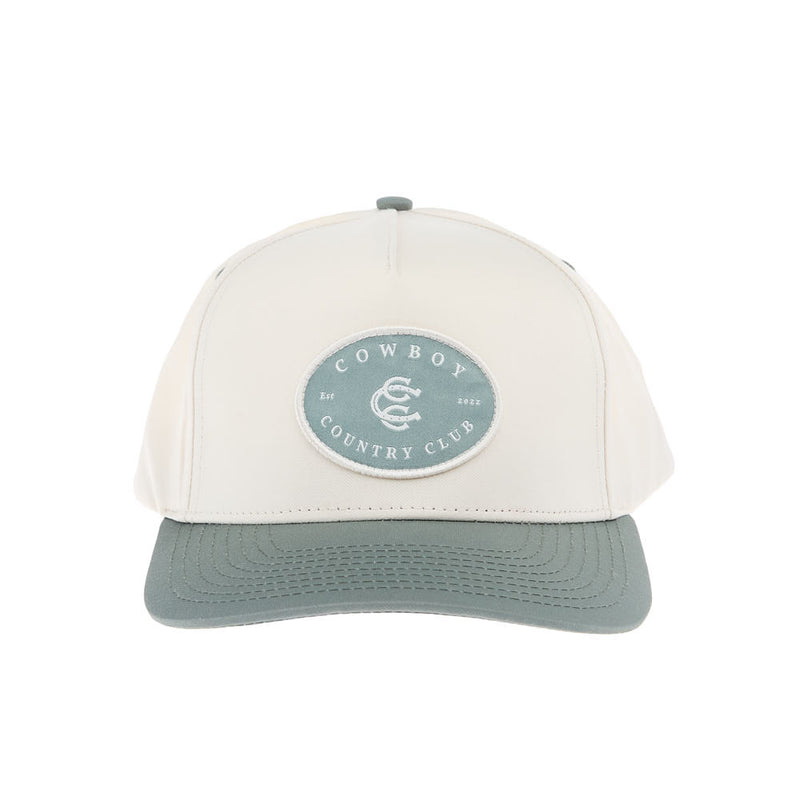 Cowboy Country Club Llc Two Tone Green Patch Cap