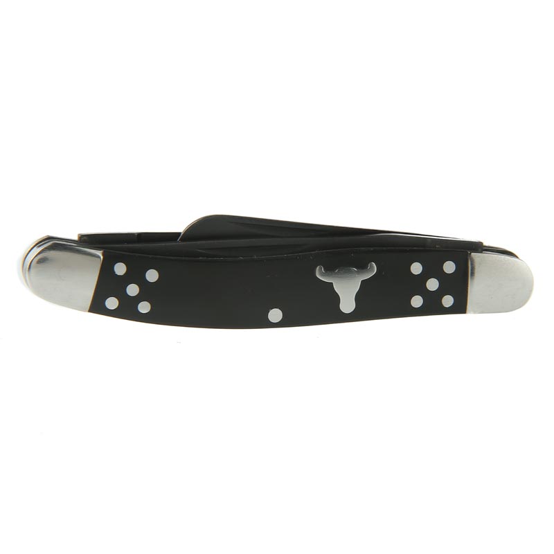 Cattlemans Cutlery Black Stockman Knife