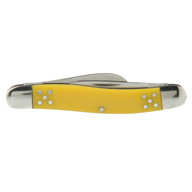 Cattlemans Cutlery Yellow Stockman Knife