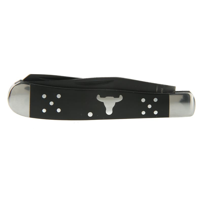 Cattlemans Cutlery Black Trapper Pocket Knife