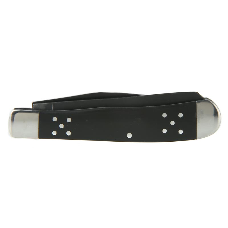 Cattlemans Cutlery Black Trapper Pocket Knife