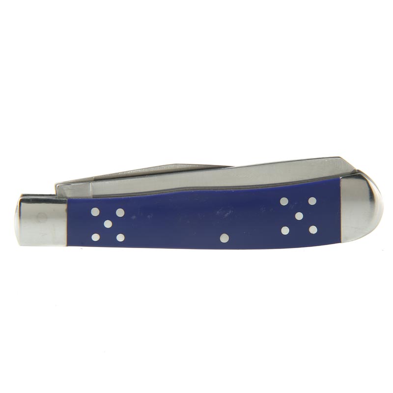 Cattlemans Cutlery Blue Trapper Pocket Knife