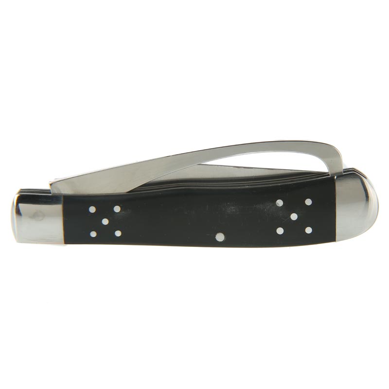 Cattlemans Cutlery Black Farriers Trapper Pocket Knife
