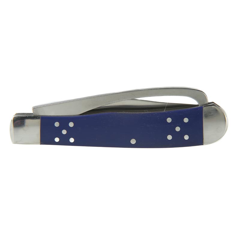 Cattlemans Cutlery Blue Farriers Trapper Pocket Knife