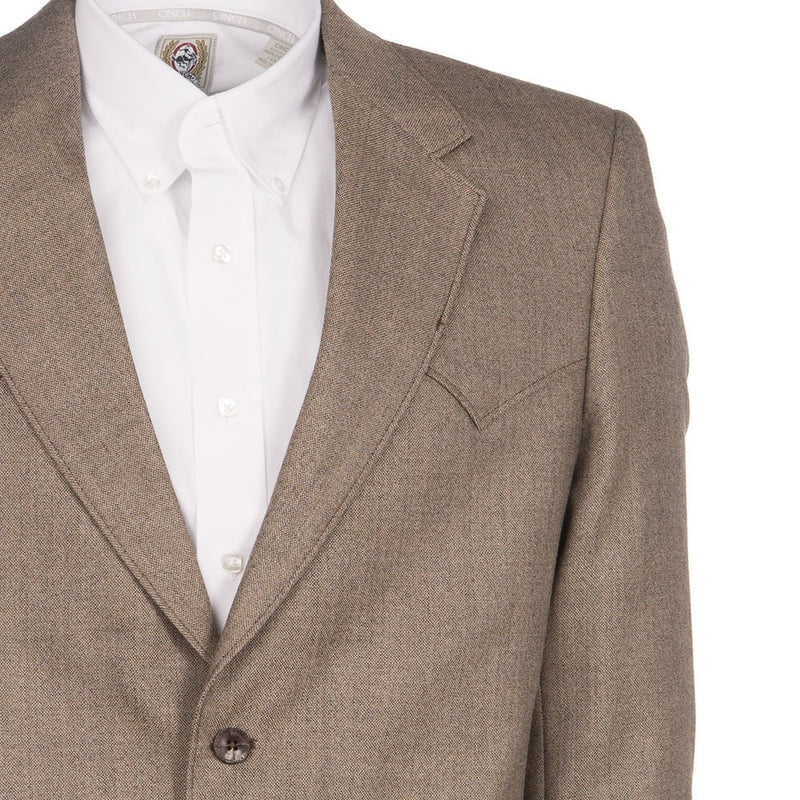Cripple Creek Men's Circle S Brown Plano Sport Coat