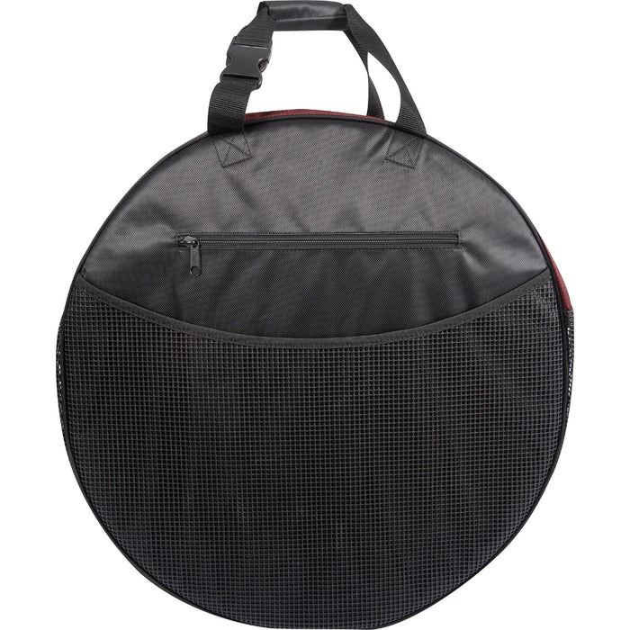 Classic Black and Ruby Basket Deluxe Rope Bag