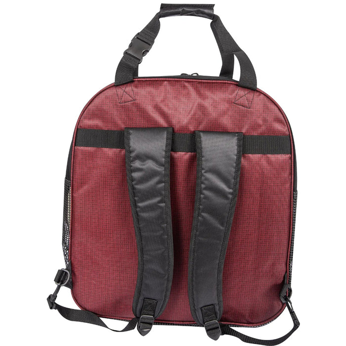 Classic Black and Ruby Basket Super Deluxe Rope Bag