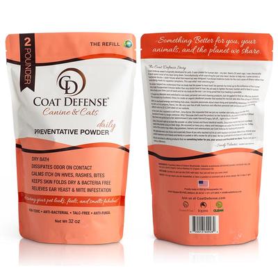 Coat Defense Canine and Cat Daily Preventative Powder